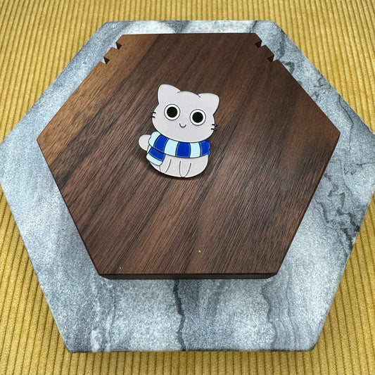 Pin - Magic Cat, Blue