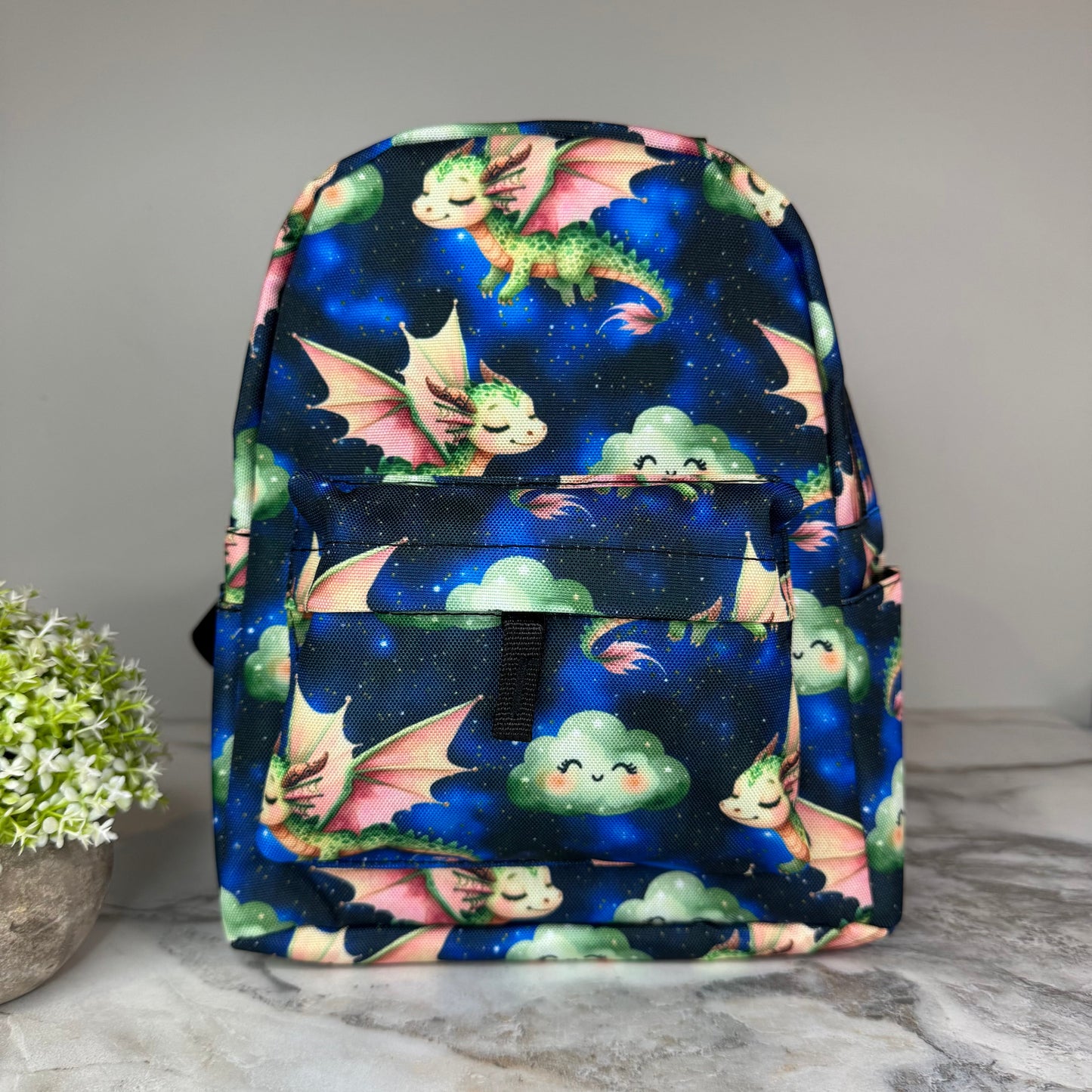 Mini Backpack, Pouch, & Mini Pouch Bundled Set - Dragon Cloud