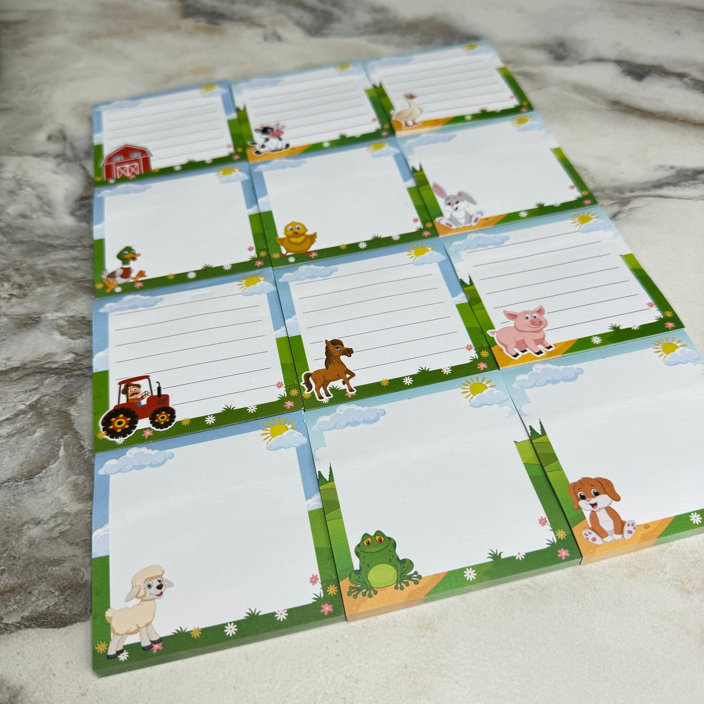 Note Pad - Farm Animals