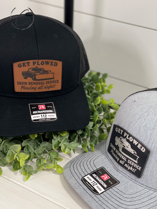 Adult Get Plowed Patch Snapback Hat