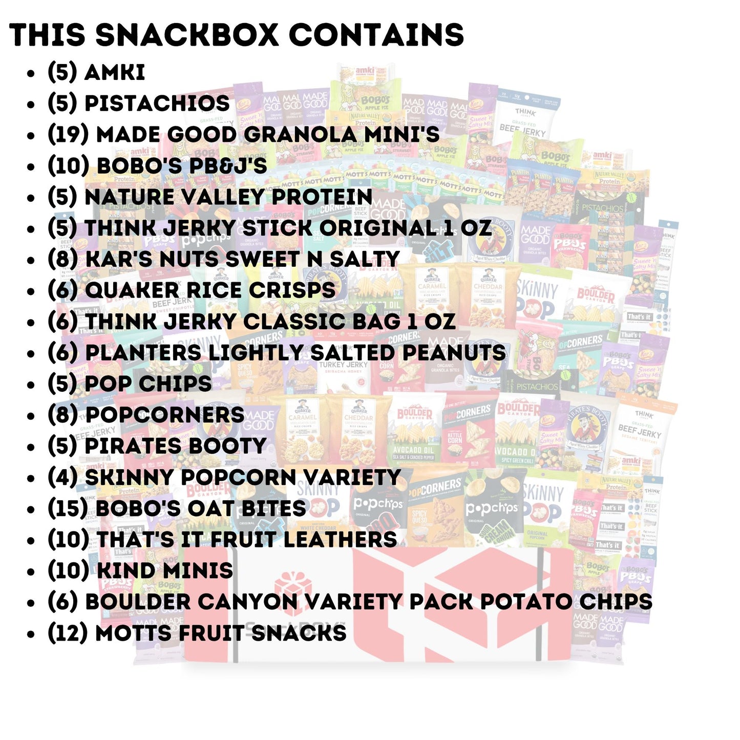 GLUTEN FREE OFFICE VARIETY CATERING CARE PACKAGE (150 Snacks)