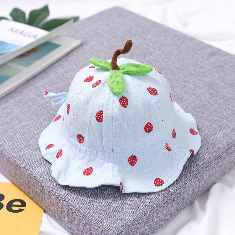 Baby Sun Hat Heart Print Baby Boy/Girl Hat Outdoor Kids Bucket Hat Children Hat Baby Beach Caps Beanie For Girls