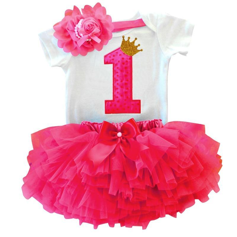 Unicorn Party Dresses For 1 Year Baby Girl Birthday Outfits FOr 1st Birthday Party