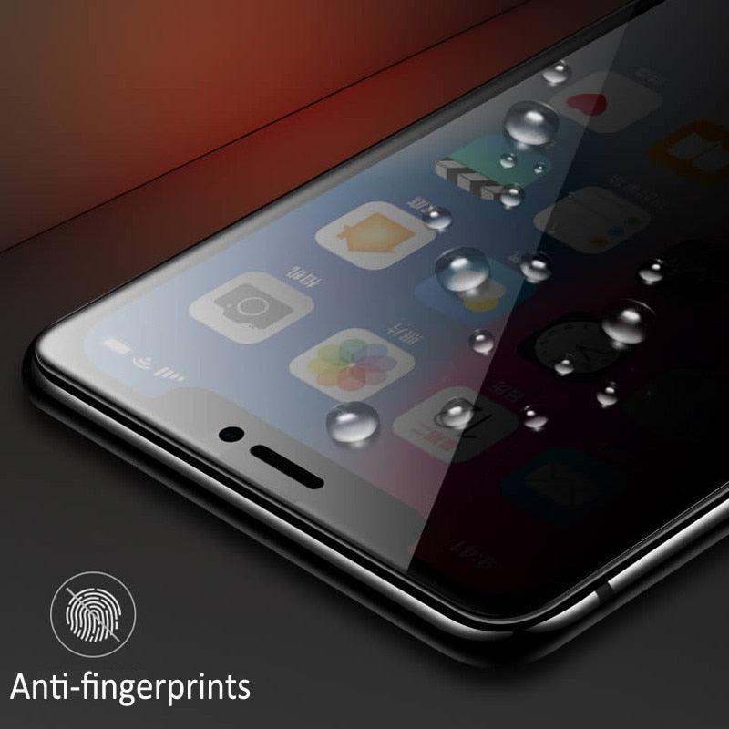 3Pcs Full Cover Black Edge Anti-spy Tempered Glass  Private Screen Protector For iPhone 14 13 12 11 Pro MAX X XS Max XR 7 8 Plus Tempered Glass Full Glue Edge to Edge scratchproof Guard Screen Guard for iPhone