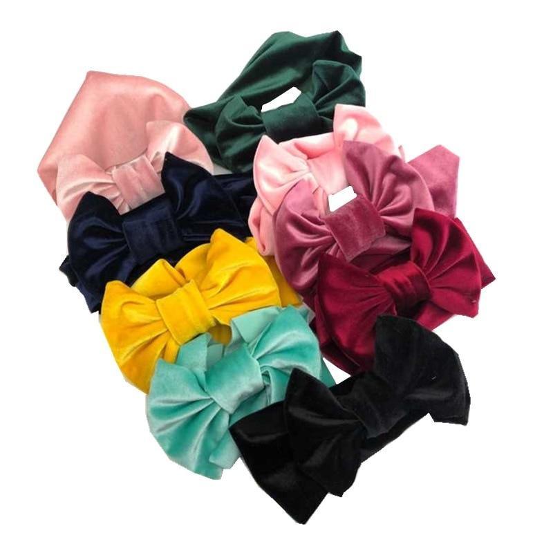 Big Bowknot Headband Baby Girl Headbands Bow Hairband Children Kid Cotton Head Wrap For Girls