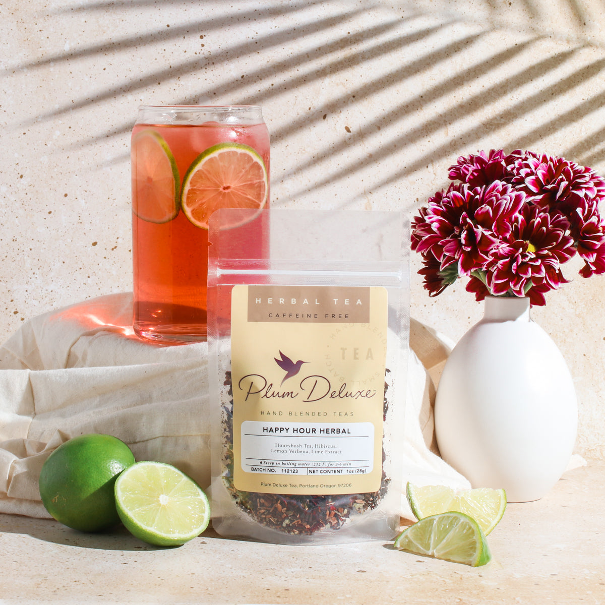 Happy Hour Herbal Tea (Hibiscus - Lime)