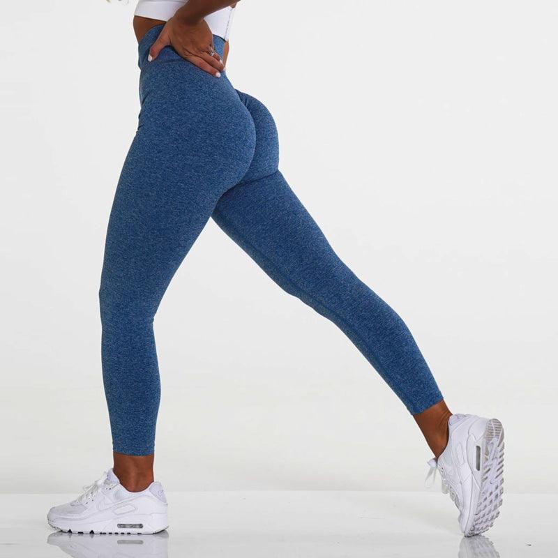 New Pink Seamless Leggings Women Workout Gym Clothing Push Up Legging Lifting Leggings For Women Seamless Workout Leggings High Waist Yoga Pants Sport Women Fitness Active Wear