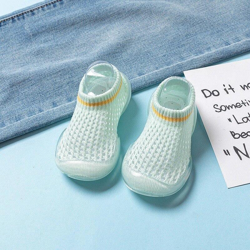 Children Anti-slip Shoes Newborn Baby Girl Cotton Non-slip Floor Socks Baby Boy Rubber Cartoon Indoor Socks Infant Shoes