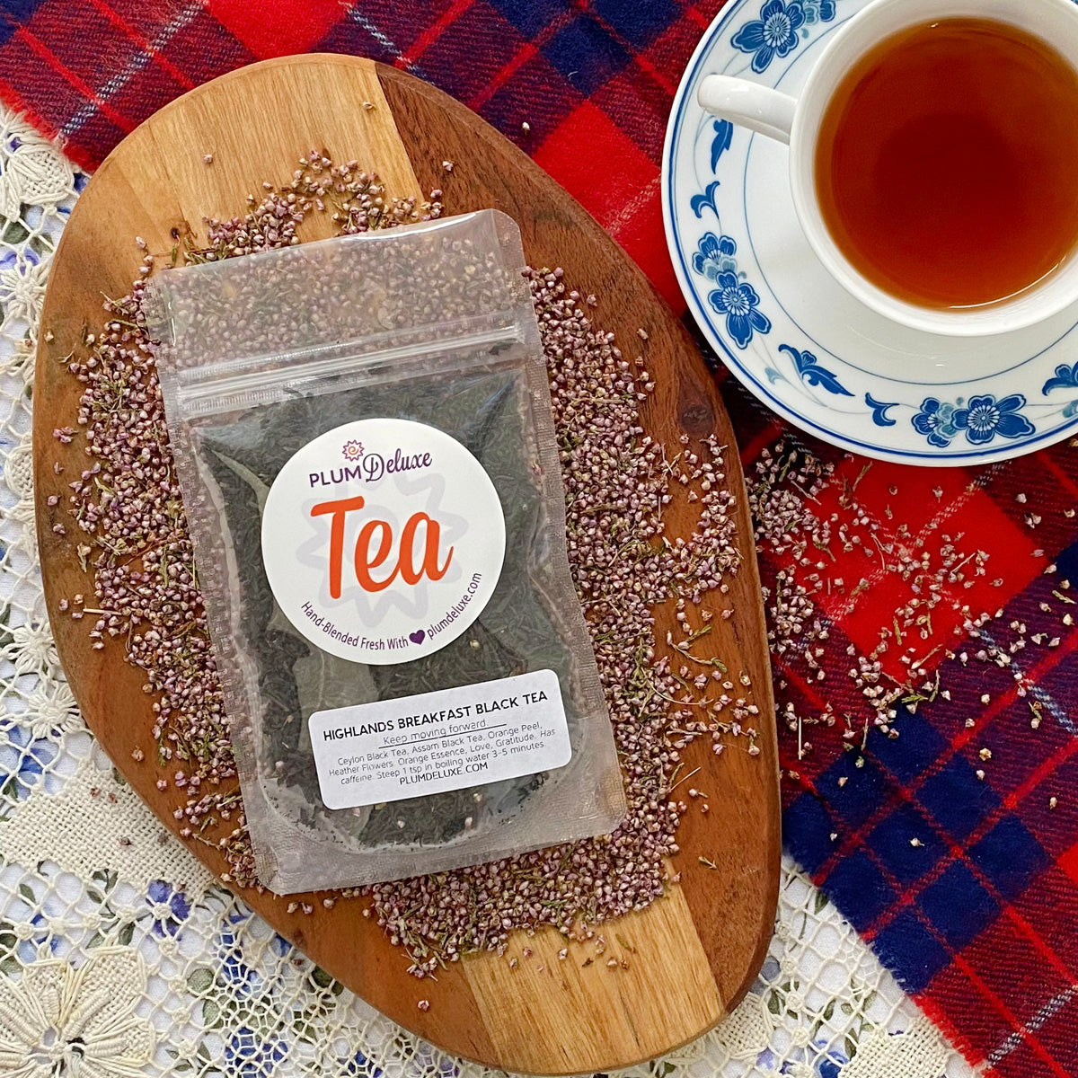 Highlands Breakfast Black Tea (English Breakfast w - Orange + Heather)