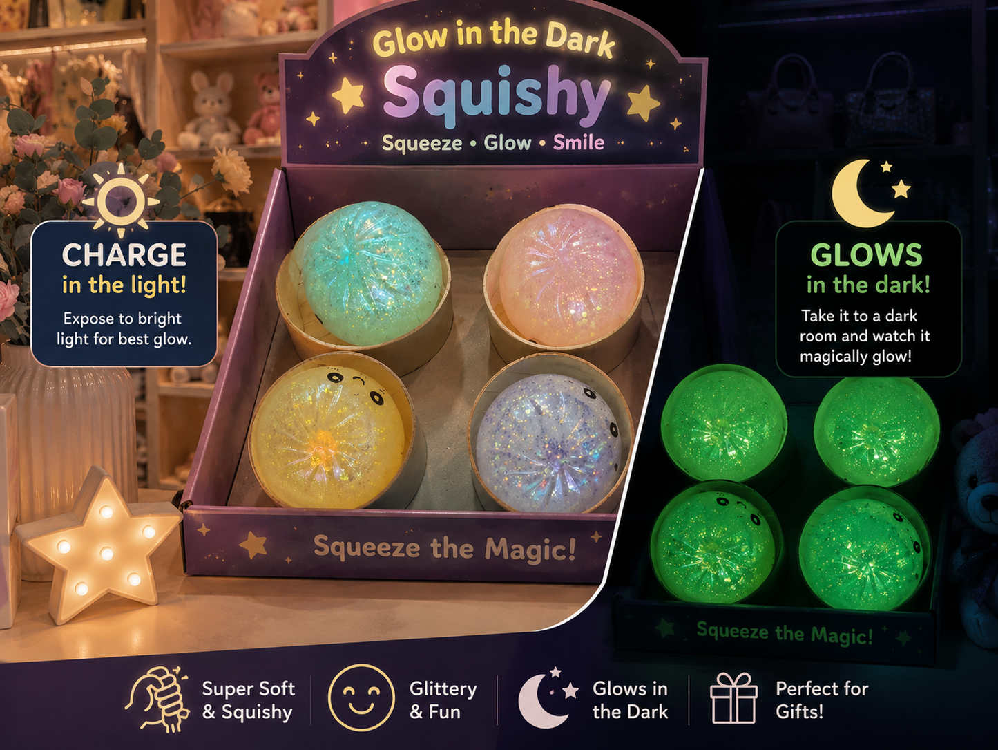 Ready to Ship - Glow in the Dark Buns