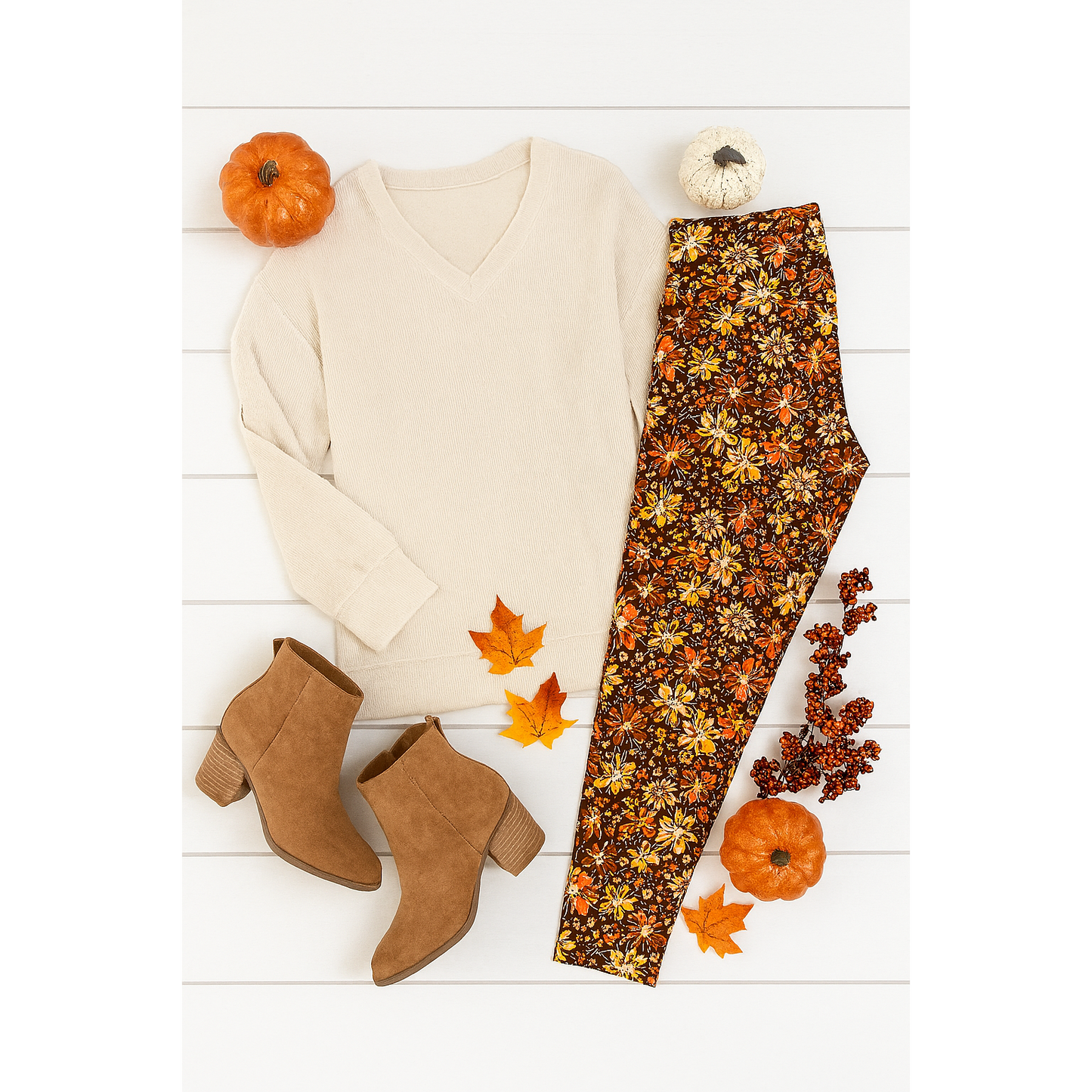 PreOrder |  The Autumn - Fall Leaves Leggings