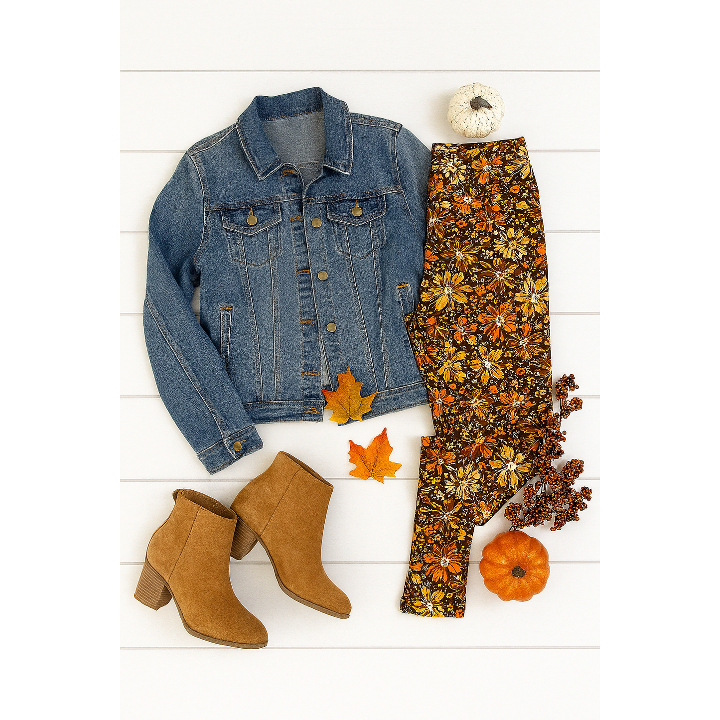 PreOrder |  The Autumn - Fall Leaves Leggings