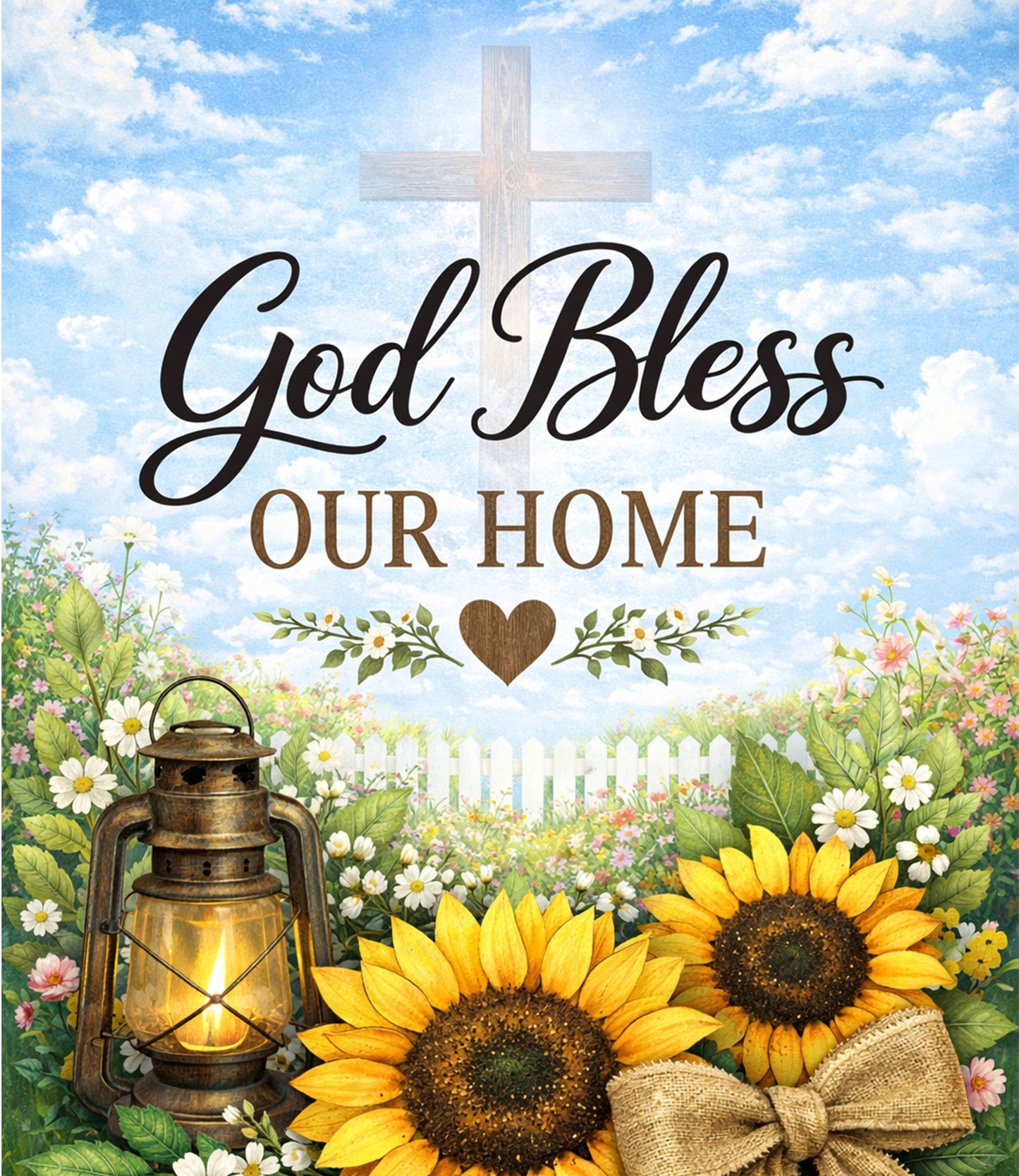 Ready to Ship | God Bless Our Home Blanket ✝️
