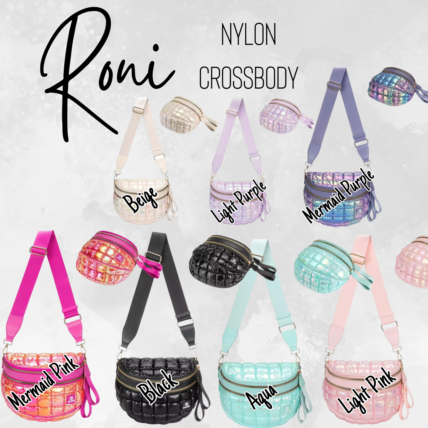 The Roni Nylon Crossbody - Puffer - PREORDER