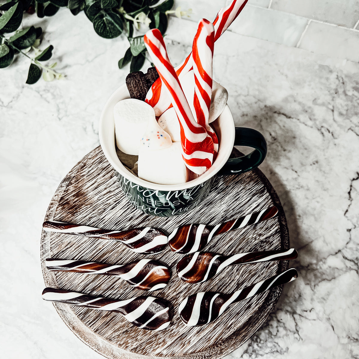 Edible Christmas Toppers for Mugs