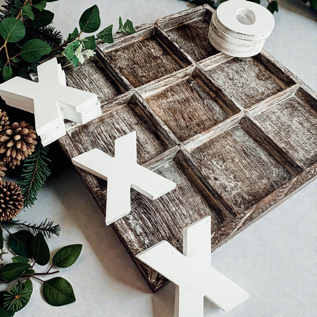 Dual purpose tic tac toe board decor and game
Family game night wooden tic tac toe board
Kids activity tic tac toe game rustic wood
Adult game night farmhouse tic tac toe board
Educational wooden tic tac toe game for children
Strategy game wooden board rustic farmhouse decor
Classic tic tac toe game wooden farmhouse style