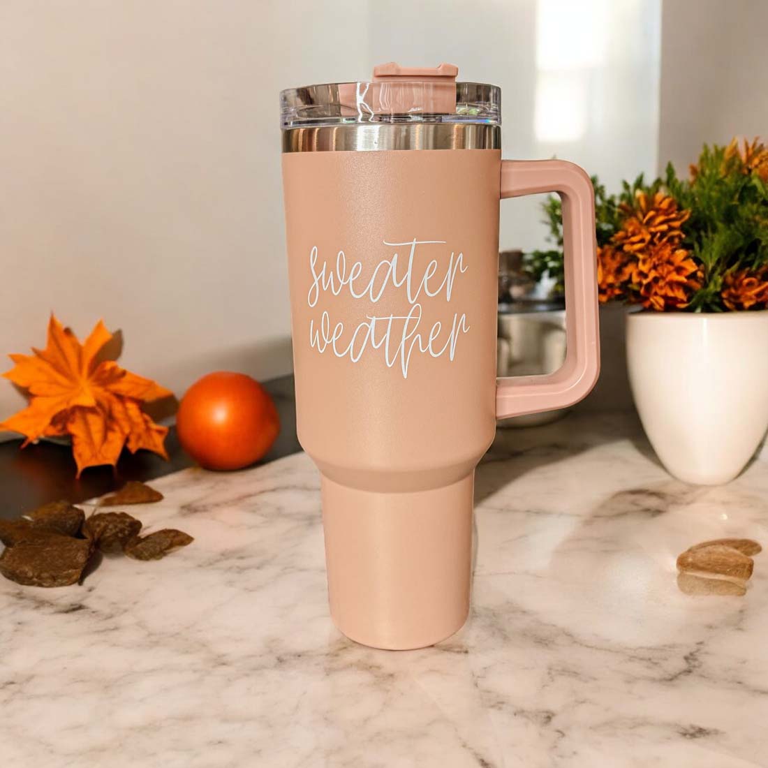Fall Mug With Lid Mug for fall Fall mug cups Fall mug set
Sweater weather tumbler for office coffee and water
Fall desk tumbler with simple sweater weather lettering
Cozy desk cup for fall coffee lovers
Autumn workday tumbler with sweater weather quote
Fall errands tumbler with cozy sweater weather design
Sweater weather cup for fall road trips and coffee runs
Autumn road trip tumbler with cozy seasonal quote
Fall travel cup for pumpkin patch and hayrides
Pumpkin patch drink cup with sweater weather letteri
