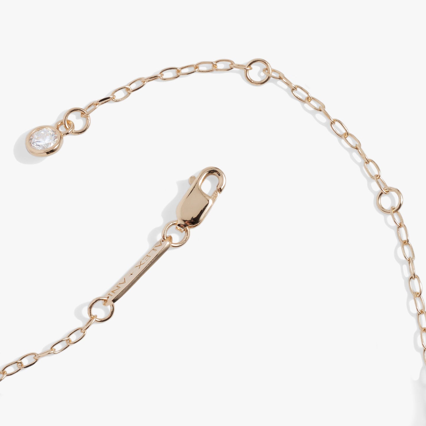 Initial C Precious Elongated Necklace