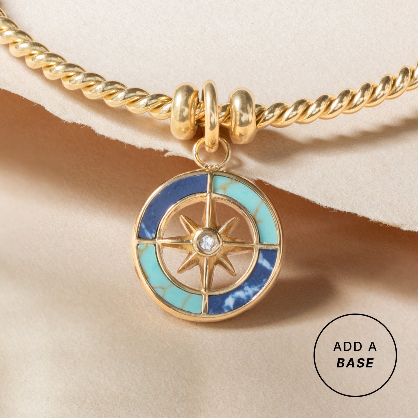 Compass Interchangeable Charm
