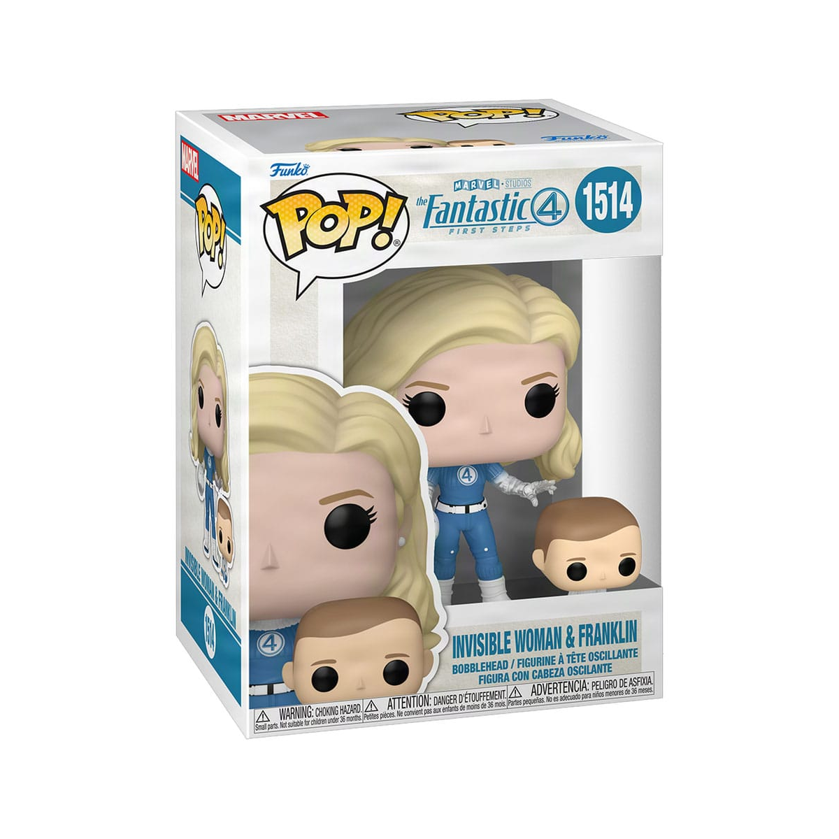 Invisible Woman & Franklin Marvel Fantastic Four Funko Pop!