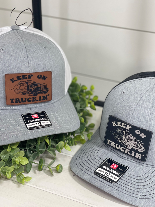 Adult Keep On Truckin' Patch Snapback Hat