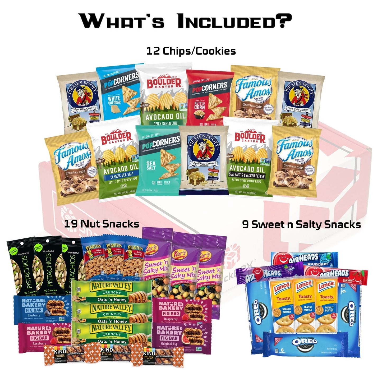 KOSHER Snacks Assortment Care Package (40 Snacks)