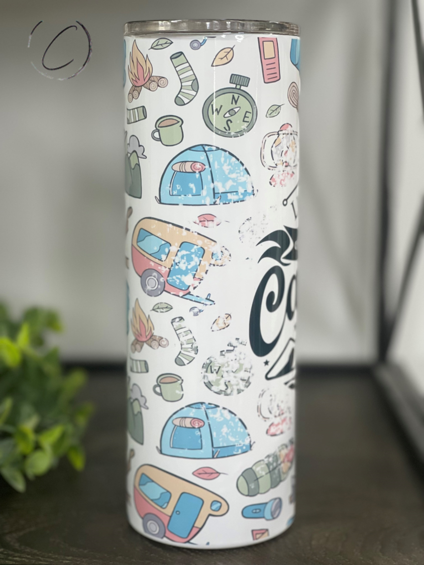 Life Is Best Camping 20oz Skinny Tumbler