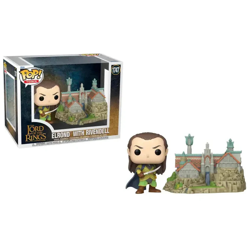 Lord of the Rings Elrond with Rivendell Funko Pop! Town Set