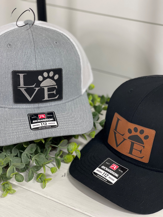 Adult Love Paw Patch Snapback Hat