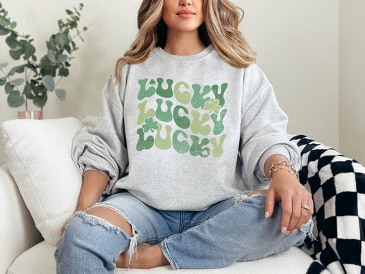 Lucky Stacked Sweatshirt