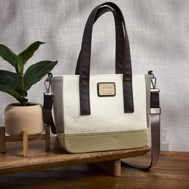 Mickey & Friends Disney Canvas Mini Tote Crossbody Bag