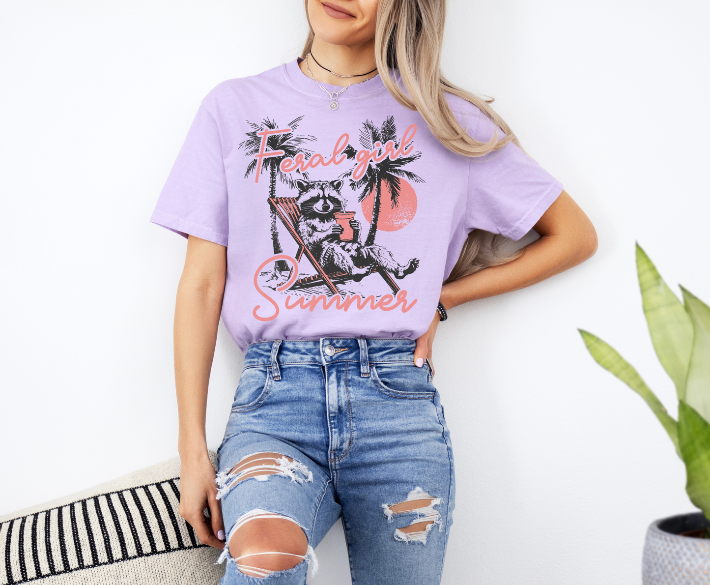 Feral Girl Summer Graphic Tee