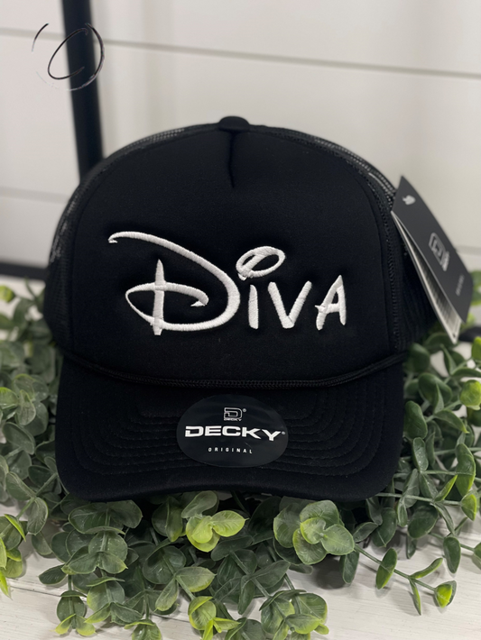 Adult Magical Diva Embroidered Foam Snapback Hat