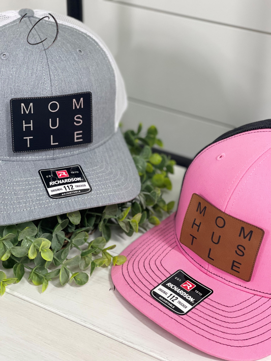 Adult Mom Hustle Patch Snapback Hat