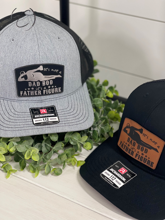 Adult Not A Dad Bod, It's A Father Figure Patch Snapback Hat
