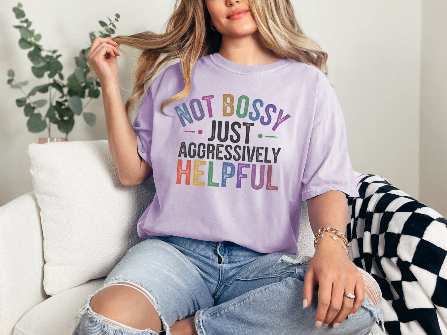Not Bossy, Aggressively Helpful Graphic Tee
