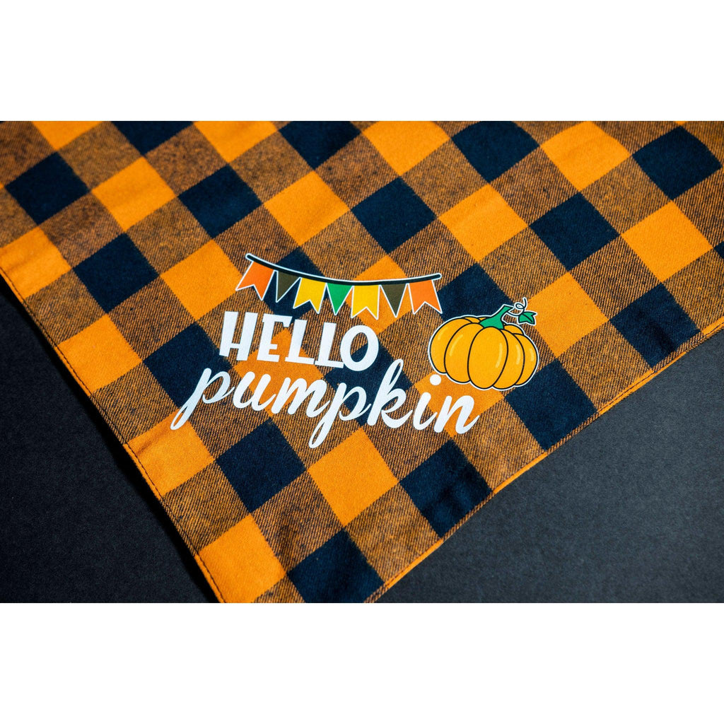 Julia Rose Halloween dog triangle collar scarf, Halloween dog bandana triangle style