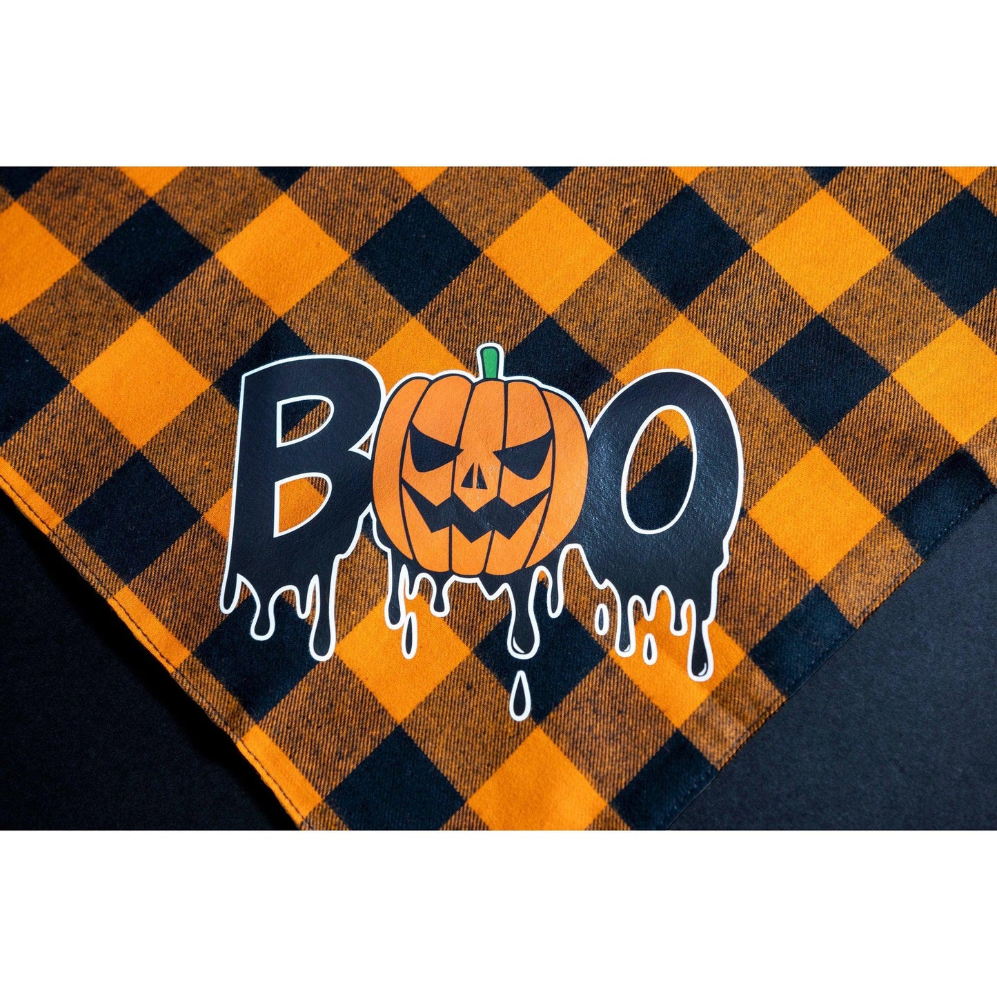 Julia Rose Halloween dog triangle collar scarf, Halloween dog bandana triangle style