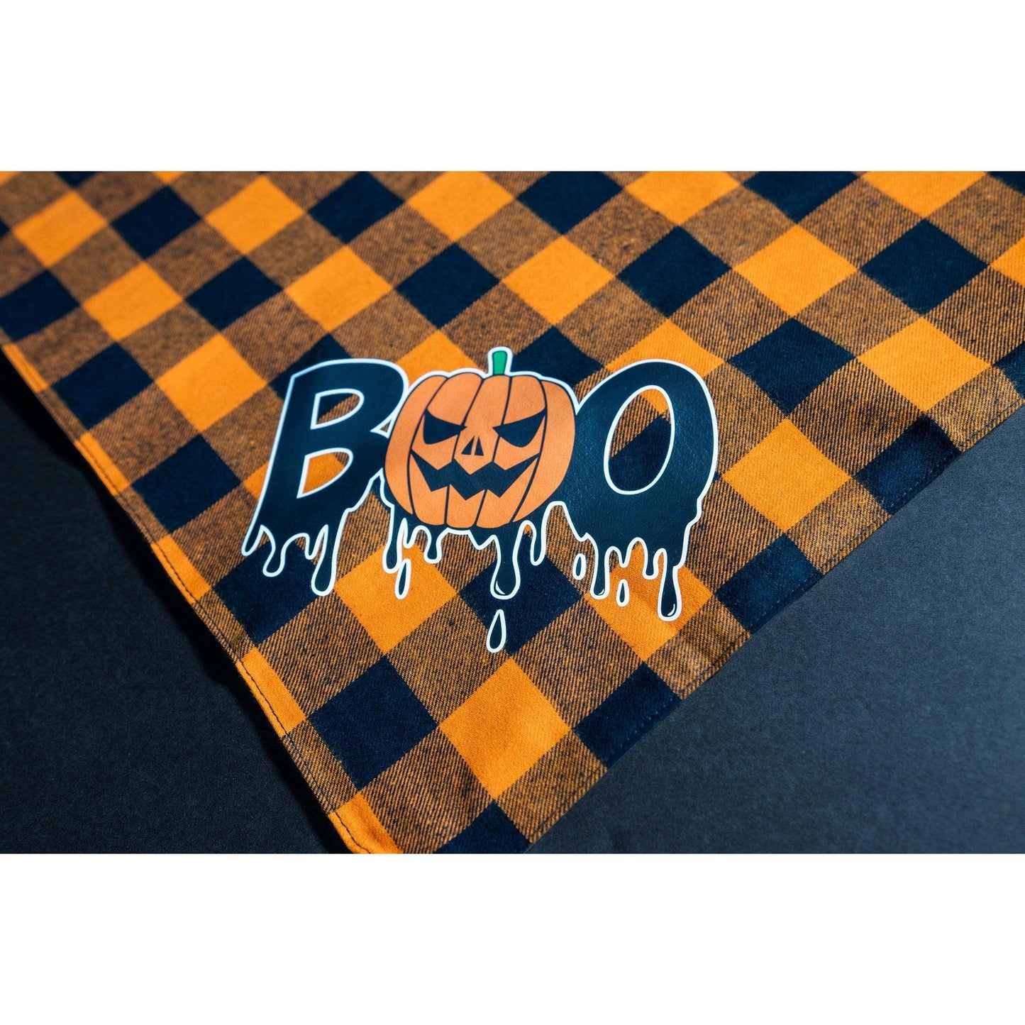 Julia Rose Halloween dog triangle collar scarf, Halloween dog bandana triangle style