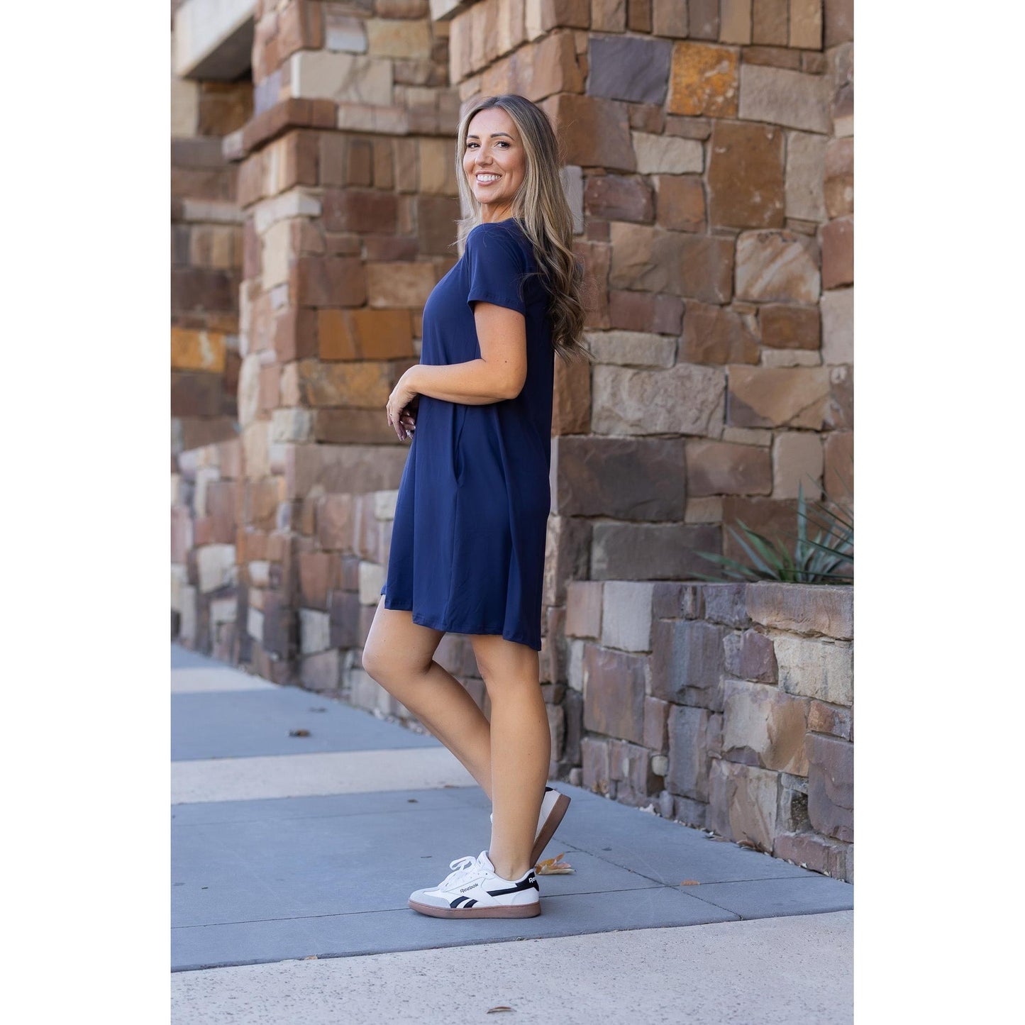PreOrder |  The Kacey - Navy Swing Dress
