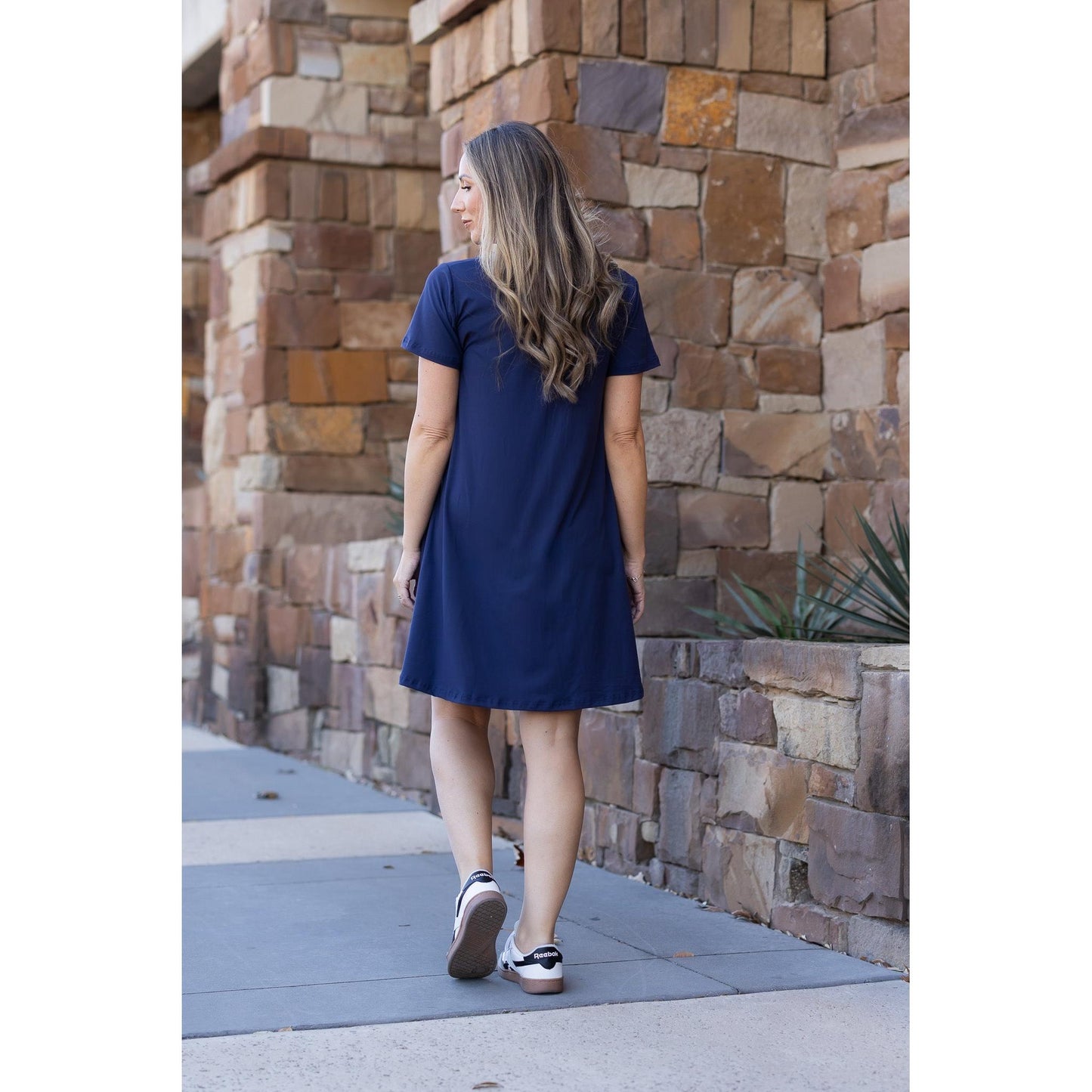 PreOrder |  The Kacey - Navy Swing Dress
