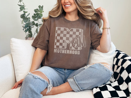 Retro Motherhood Mom Graphic Tee