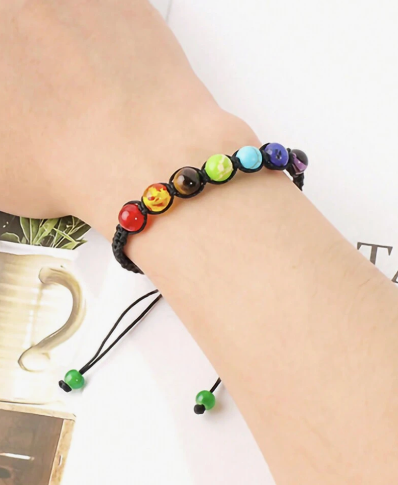 Chakra Beaded Bracelet