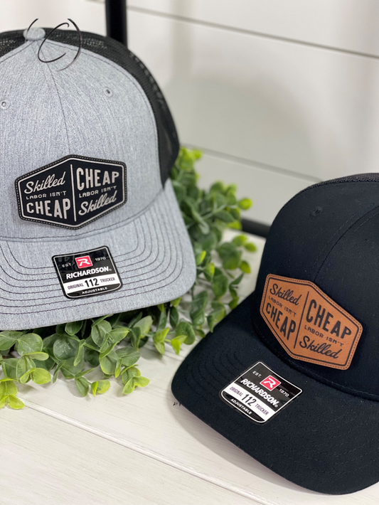 Adult Skilled Versus Cheap Labor Patch Snapback Hat