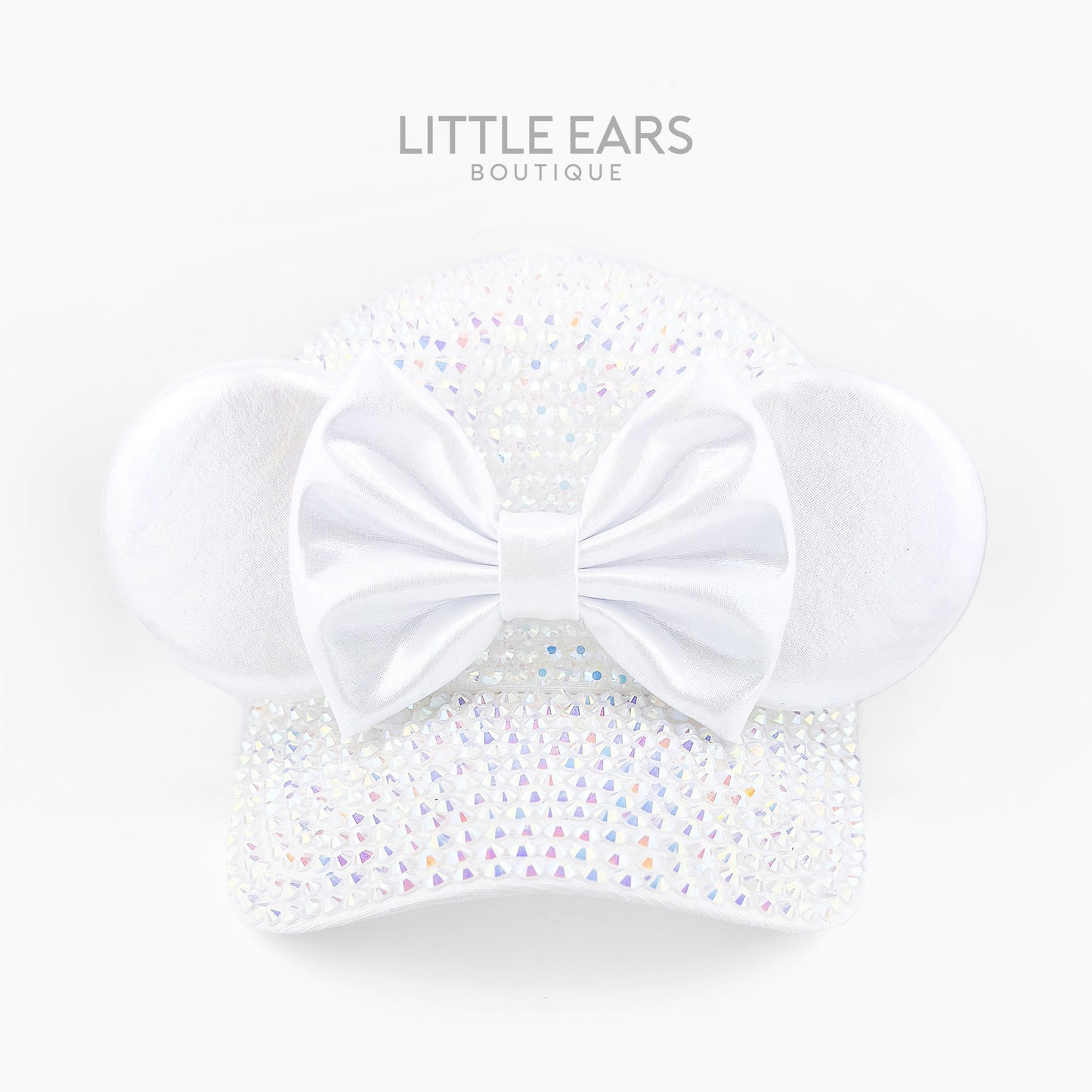 White Iridescent Mickey Hat