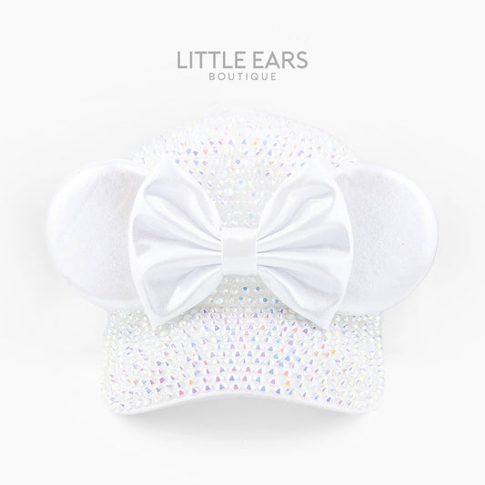 White Iridescent Mickey Hat