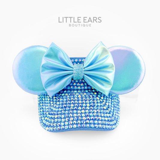 Blue Metallic Iridescent Mickey Visor