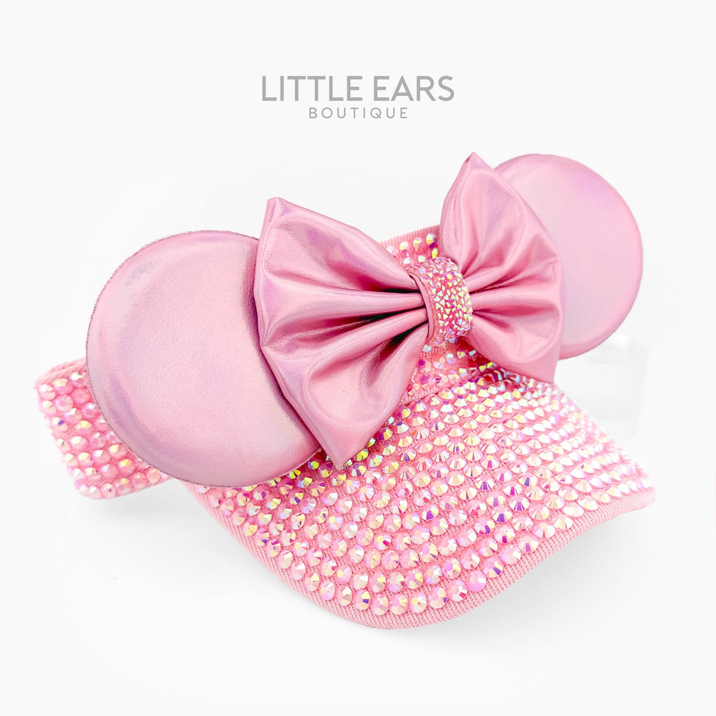 Pink Metallic Iridescent Mickey Visor