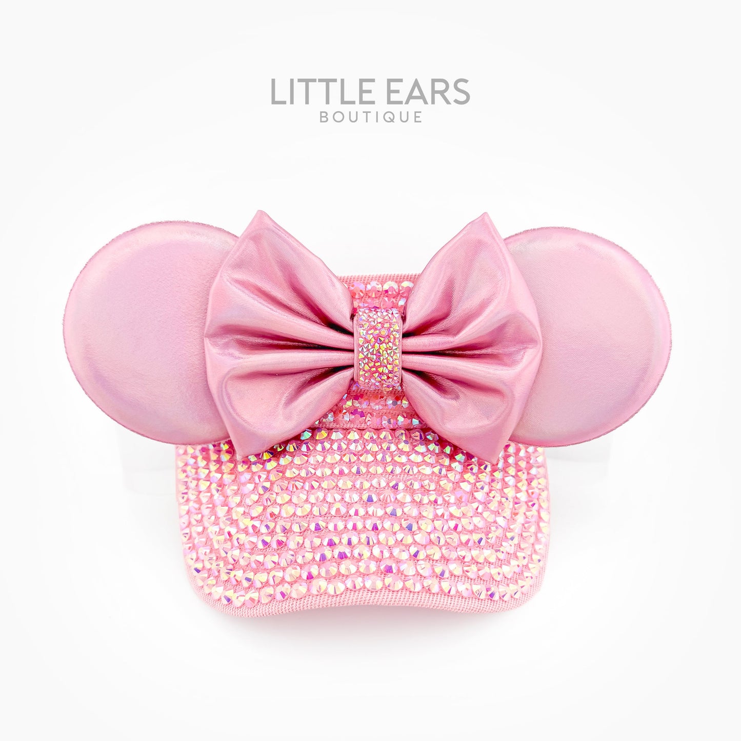 Pink Metallic Iridescent Mickey Visor