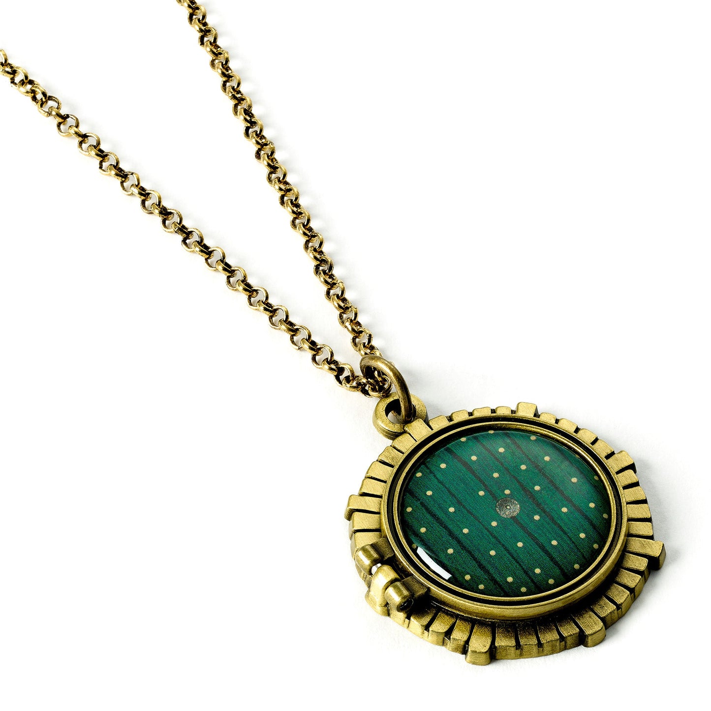 The Lord of The Rings Bag End Hobbit Door Necklace
